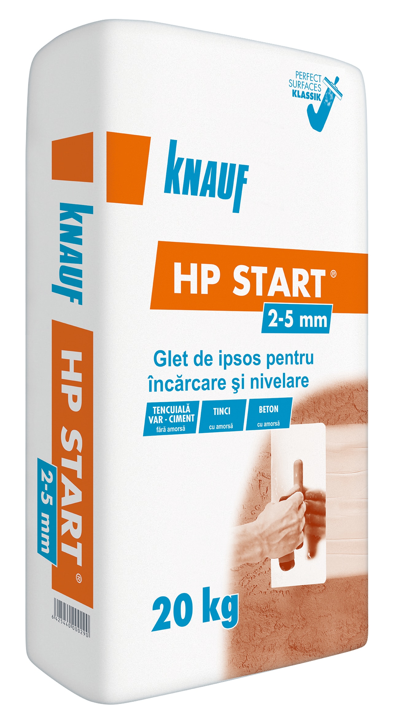 Glet de ipsos pentru incarcare si nivelare, 20kg  Knauf HP Start