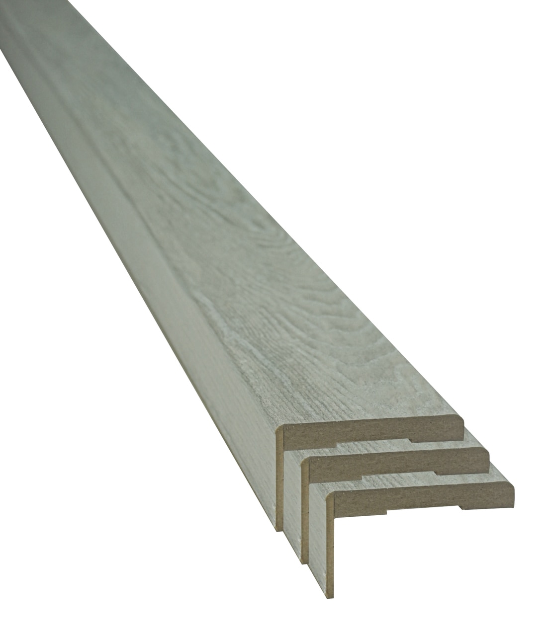 Set pervaz reglabil, gri sampanie, 6 x 210 cm