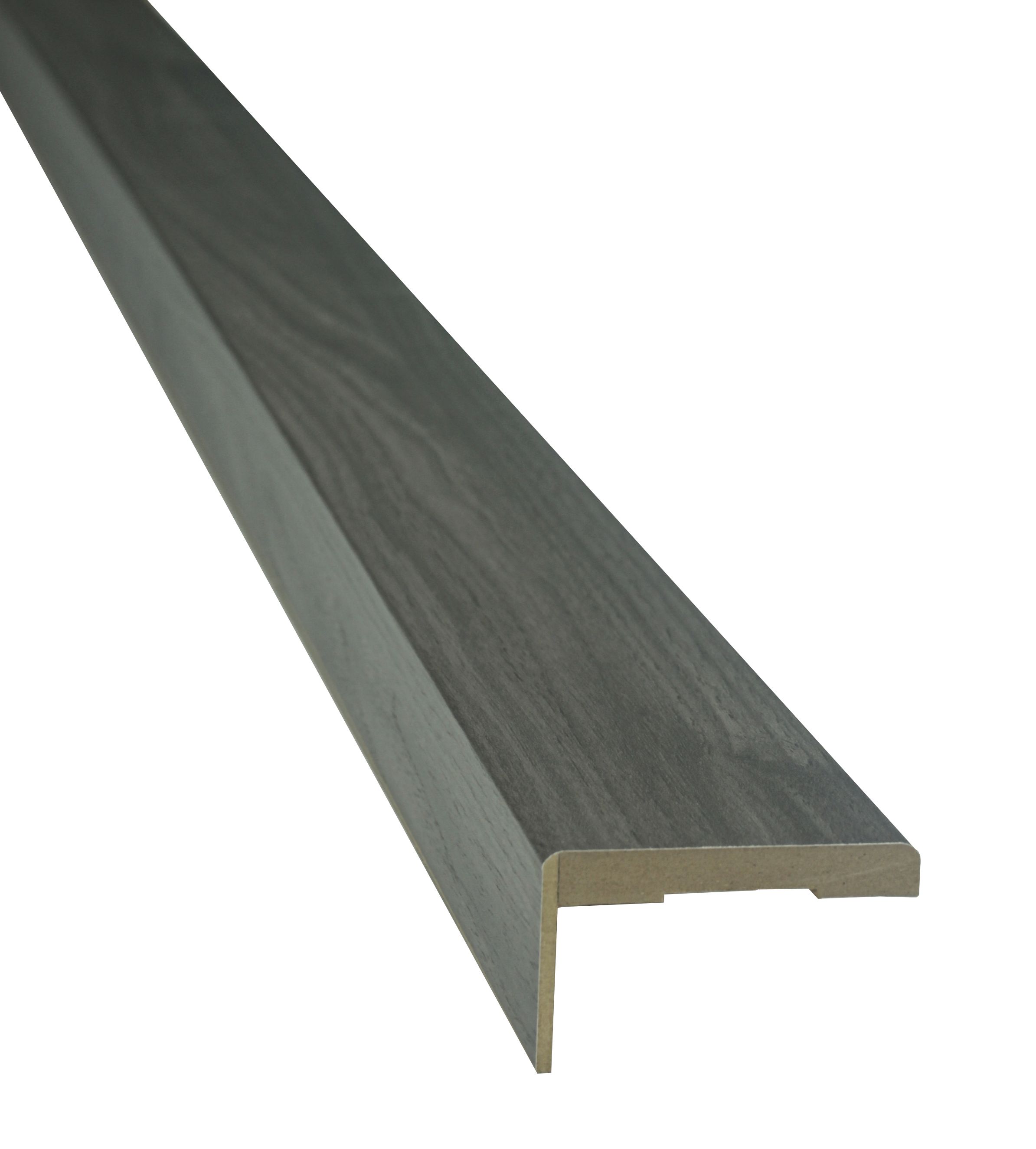 Set pervaz, reglabil, gri stejar, 7 x 125 cm