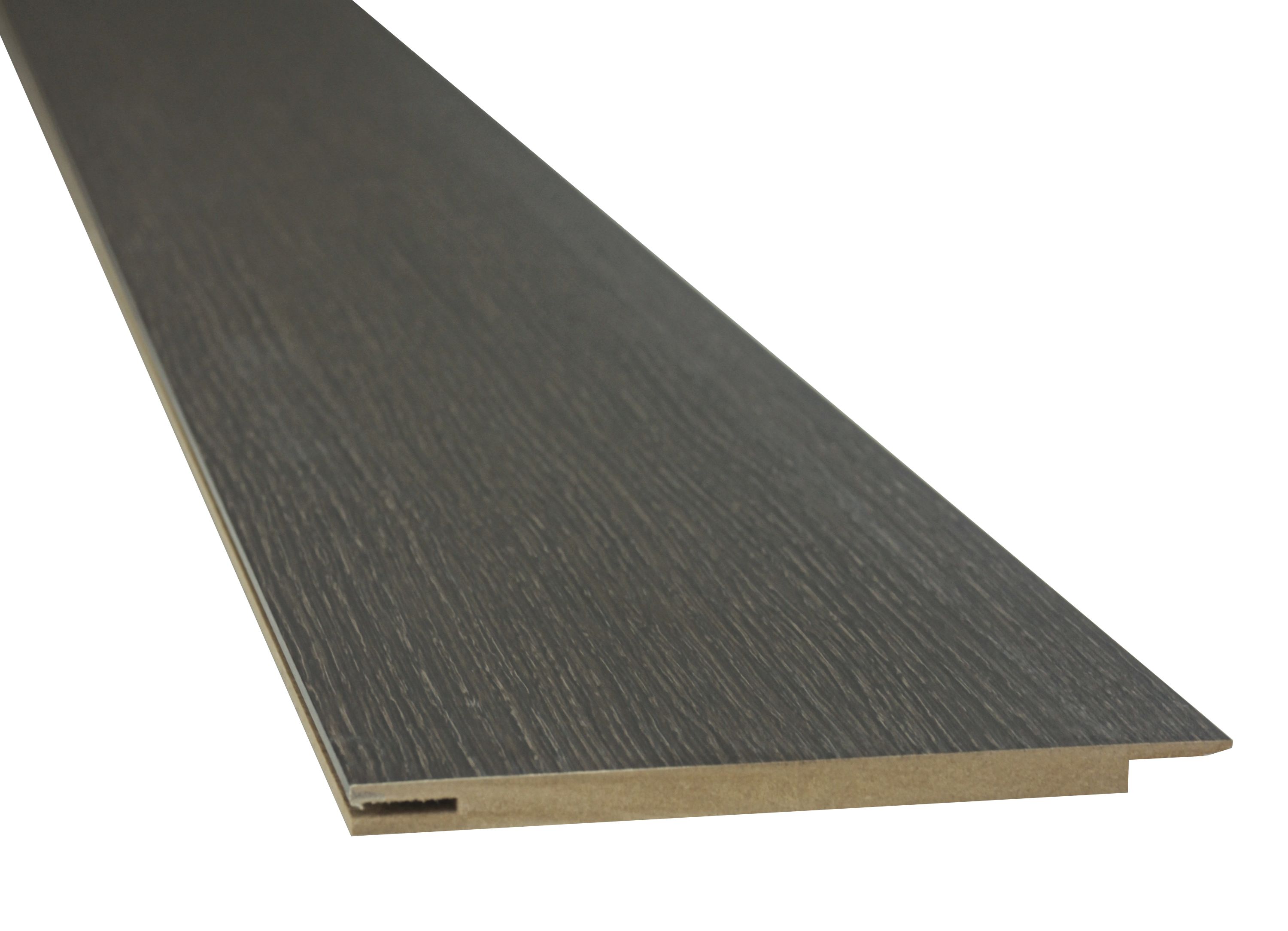 Set extensie toc, MDF, 12 x 210 cm, maro inchis