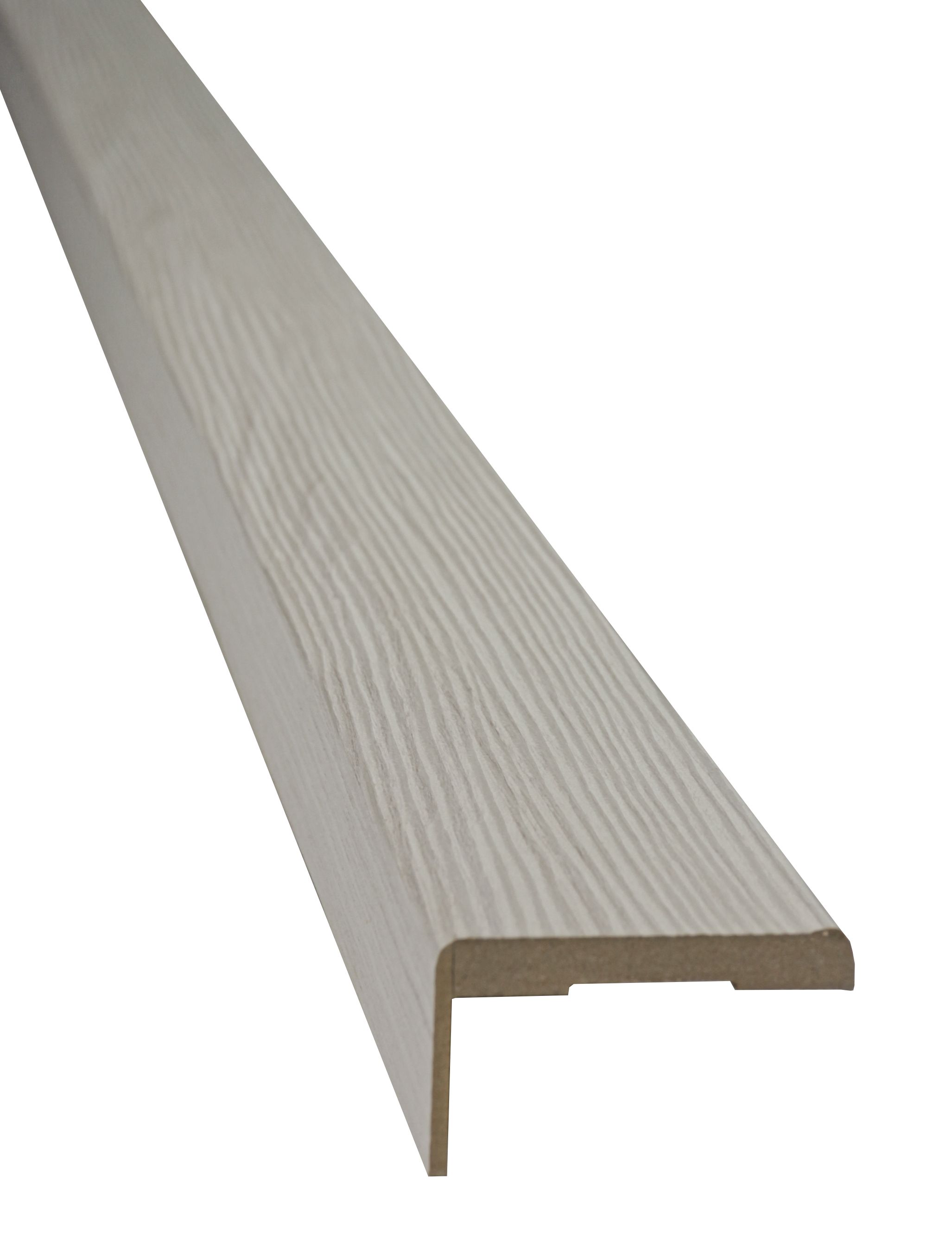 Set pervaz reglabil, MDF, 7.3 x 215 cm, alb