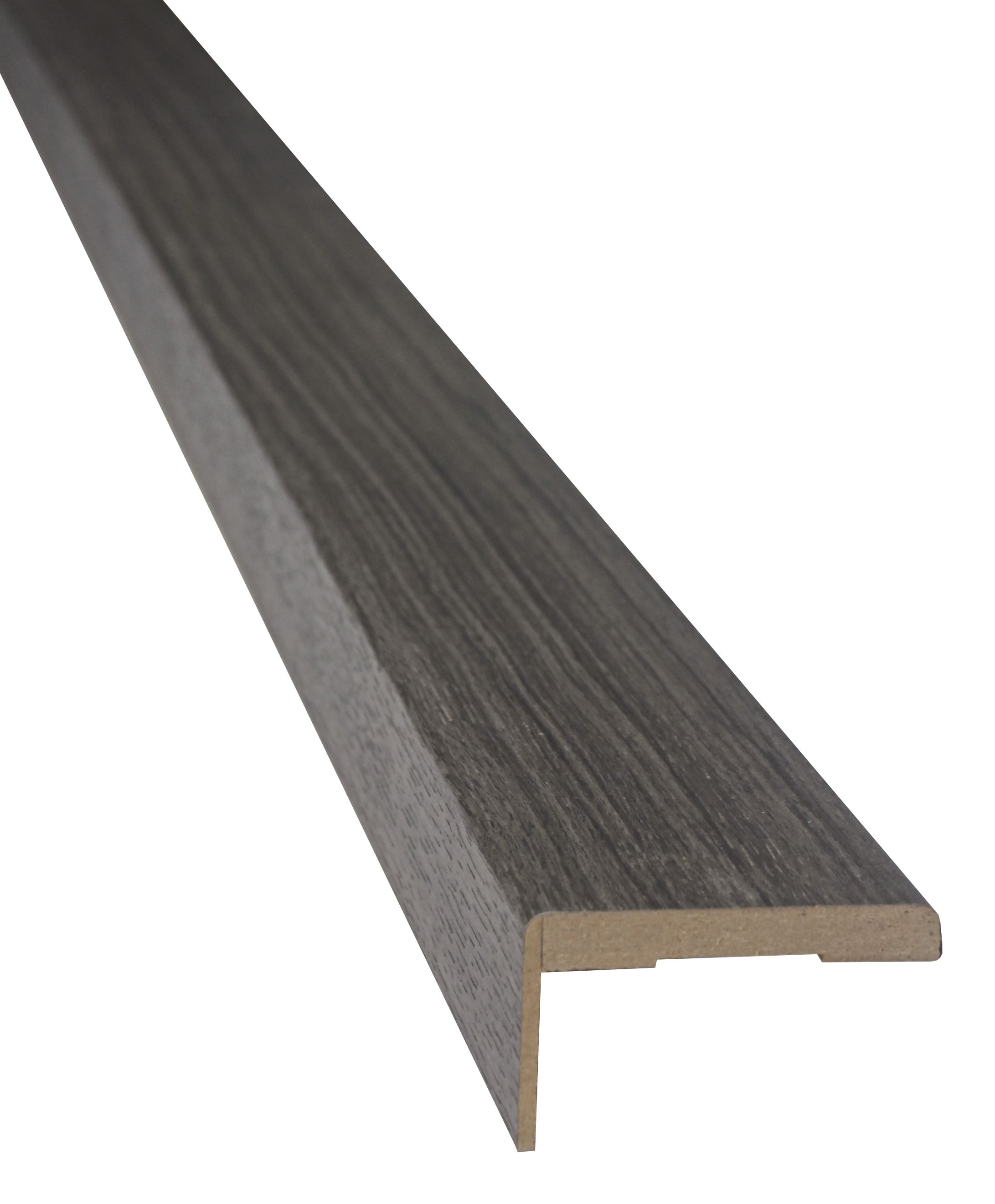 Set Pervaz Reglabil, Nuc Afri PVC, Gri, 7 x 215 cm