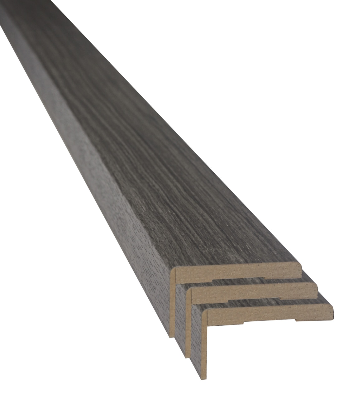 Set Pervaz Reglabil, Nuc Afri PVC, Gri, 7 x 215 cm