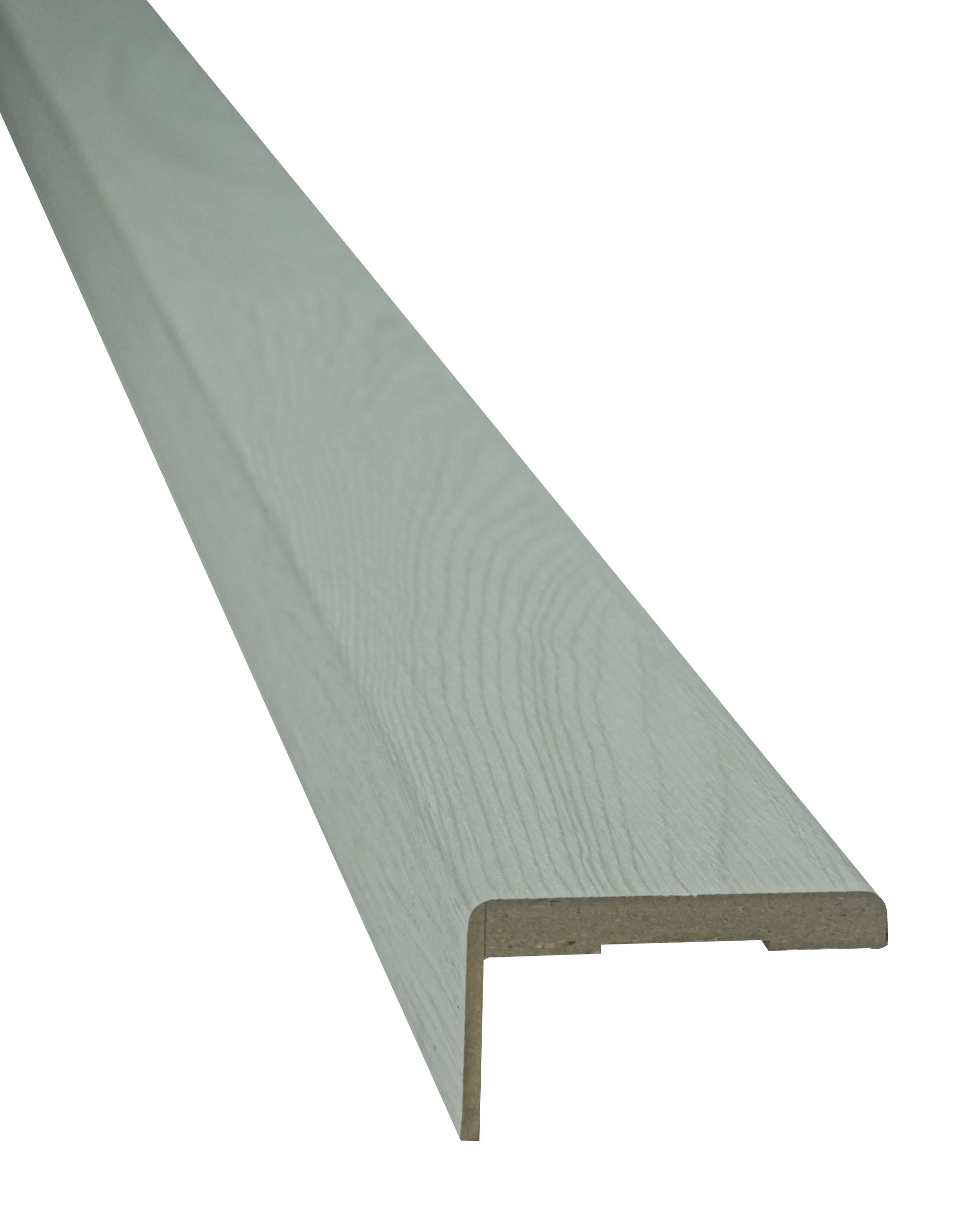 Set pervaz reglabil, MDF, 7.3 x 215 cm, alb