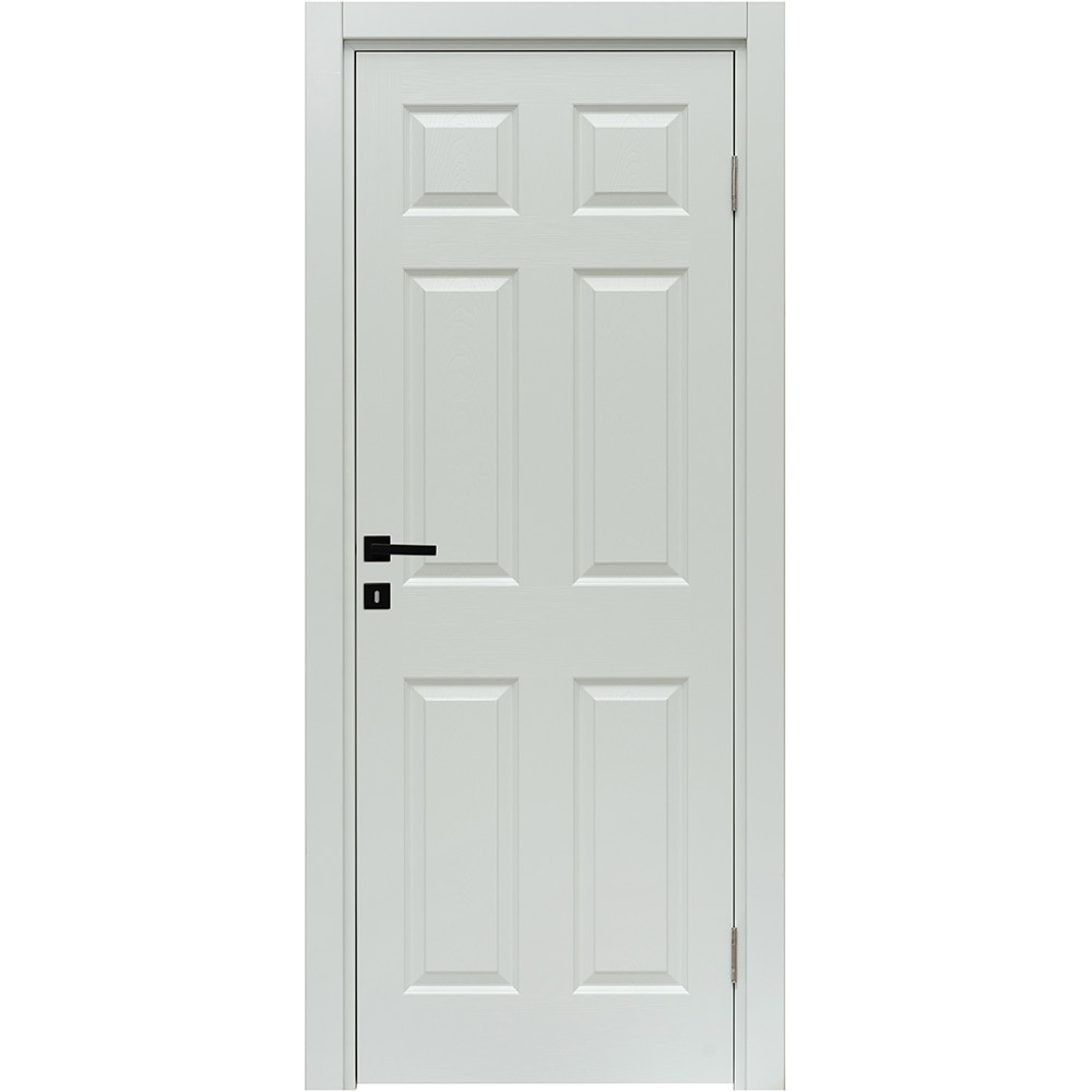 Usa interior VELTA Assos, fara geam, reversibila, MDF, 88 x 203 cm, alb