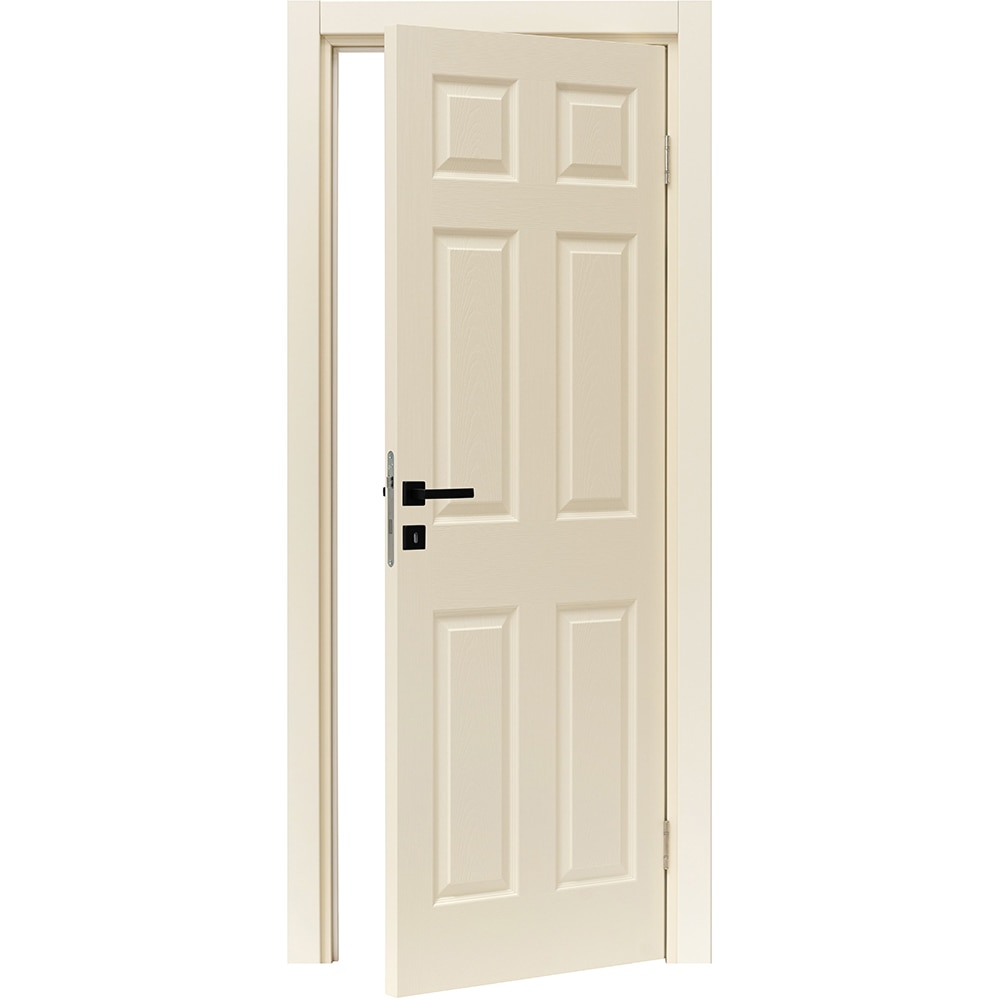 Usa interior VELTA Assos, fara geam, reversibila, MDF, 68 x 203 cm, oyster