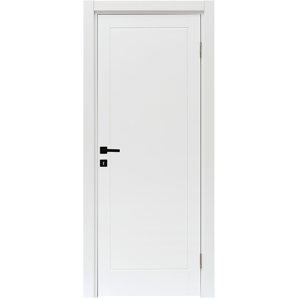 Usa interior VELTA Cristal, fara geam, reversibila, MDF, 68 x 203 cm, alb