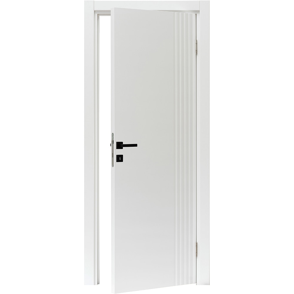 Usa interior VELTA Triad, fara geam, reversibila, MDF, 68 x 203 cm, alb