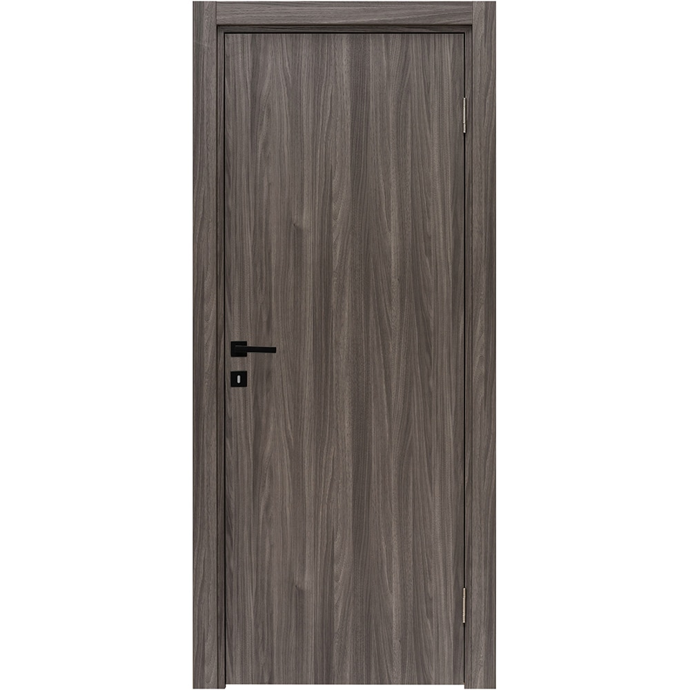 Usa interior VELTA Karpat, fara geam, reversibila, MDF, 88 x 203 cm, gri inchis