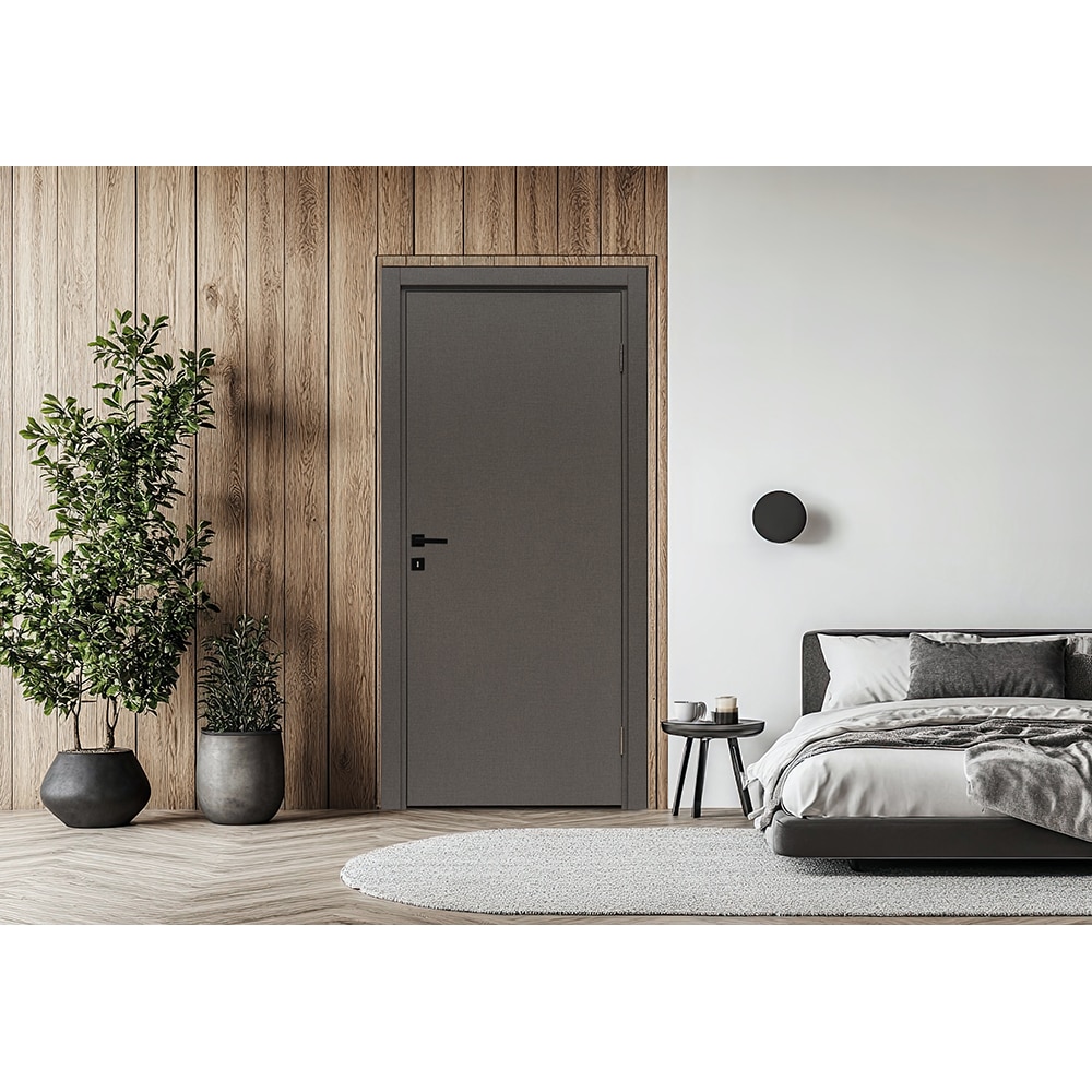 Usa interior VELTA Karpat, fara geam, reversibila, MDF, 68 x 203 cm, gri