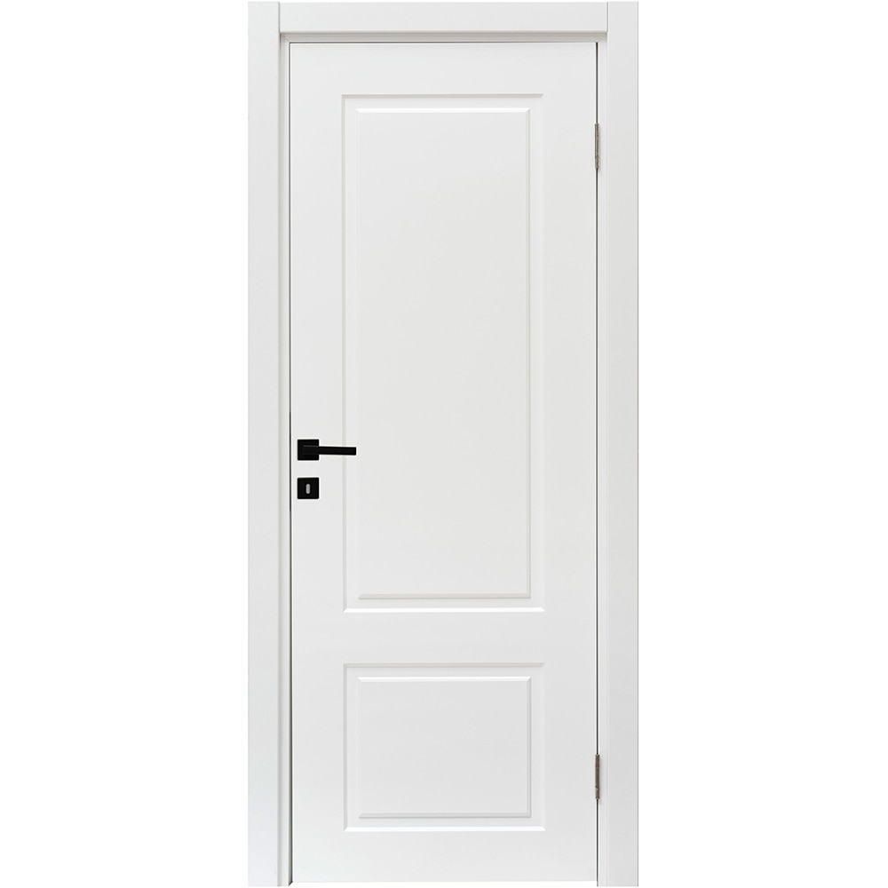 Usa interior VELTA Contur, fara geam, reversibila, MDF, 78 x 203 cm, alb