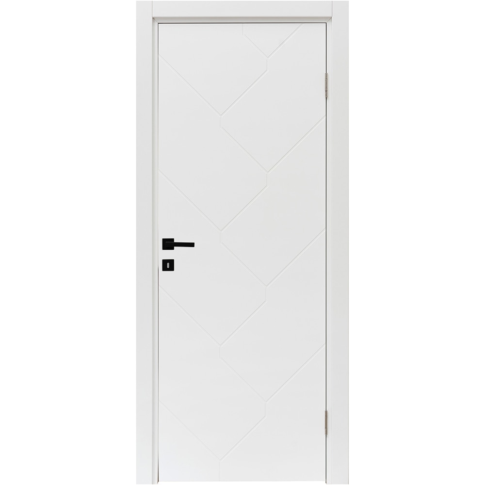 Usa interior VELTA Fagaras, fara geam, reversibila, MDF, 88 x 203 cm, alb