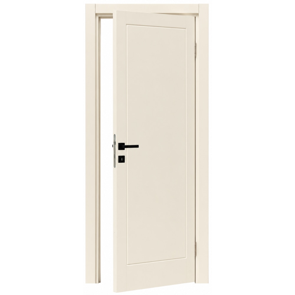 Usa interior Cristal, fara geam, reversibila, MDF, 78 x 203 cm, oyster