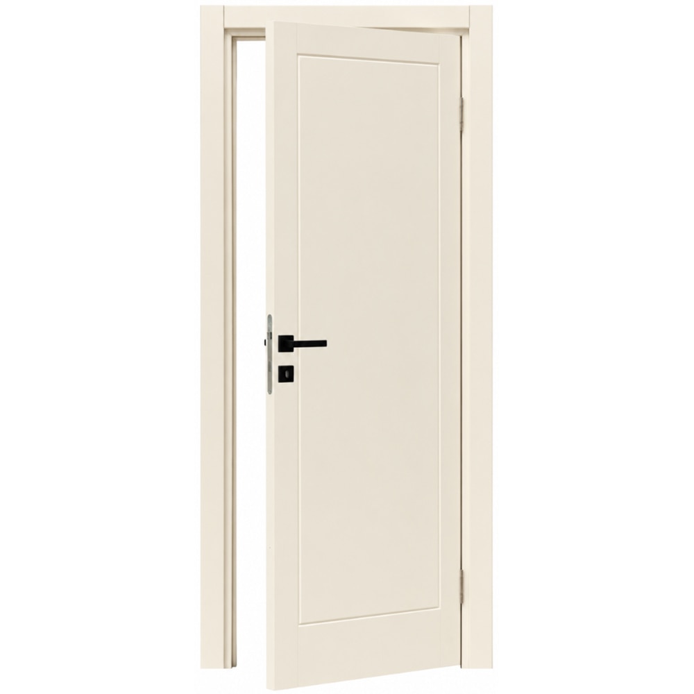 Usa interior Cristal, fara geam, reversibila, MDF, 88 x 203 cm, oyster