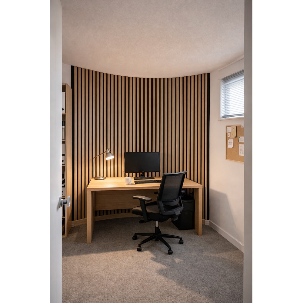 Panou acustic flexibil VELTADOORS, 600 x 2600 mm, maro