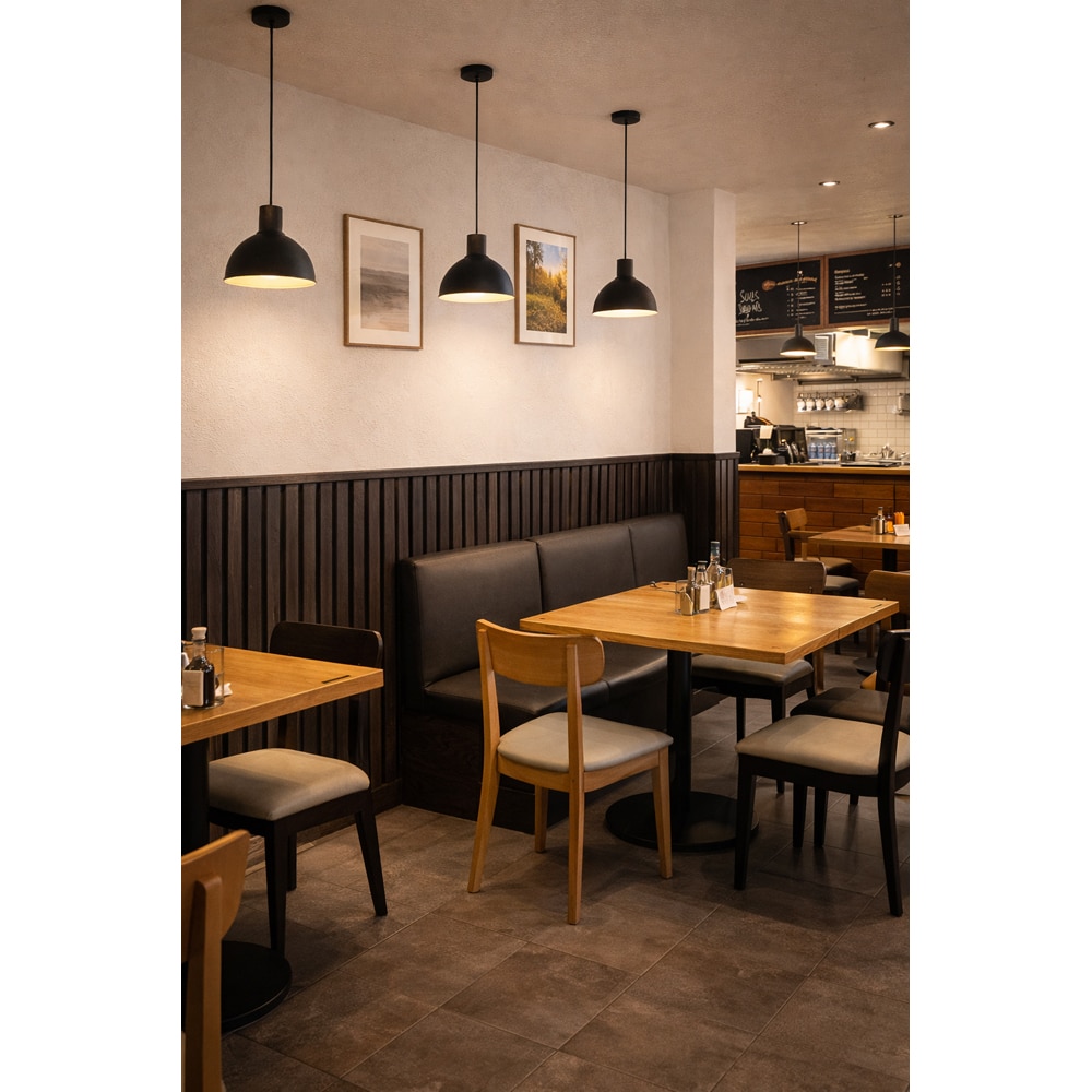 Accesoriu inchidere top panou acustic VELTADOORS, 18 x 1300 mm, negru