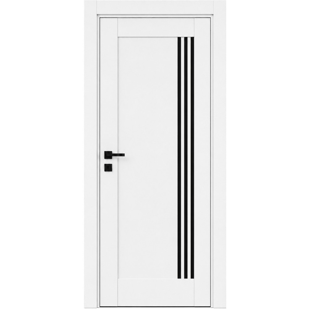 Usa interior Norden, fara geam, reversibila, MDF, 78 x 203 cm, alb