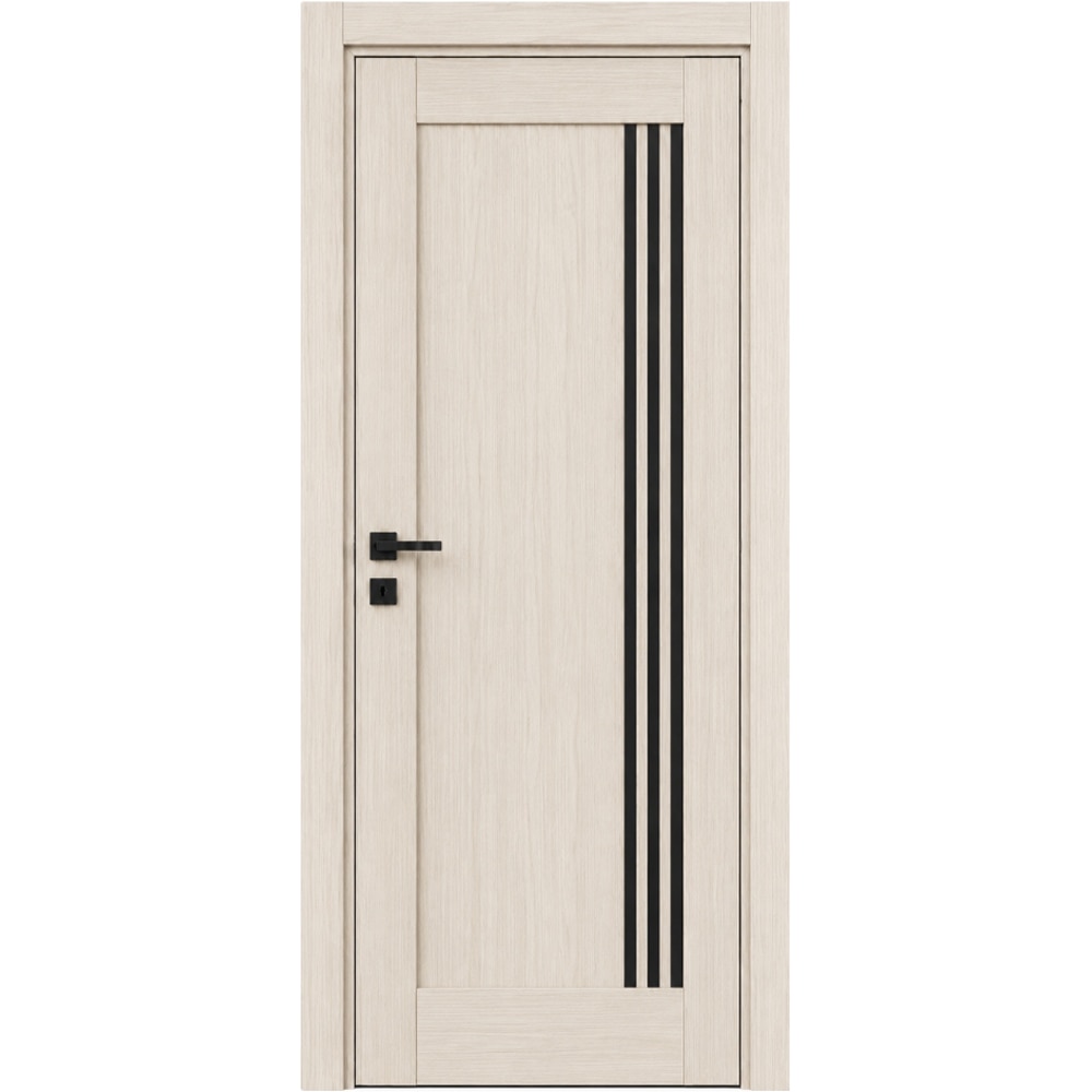 Usa interior Norden, fara geam, reversibila, MDF, 68 x 203 cm, maro deschis