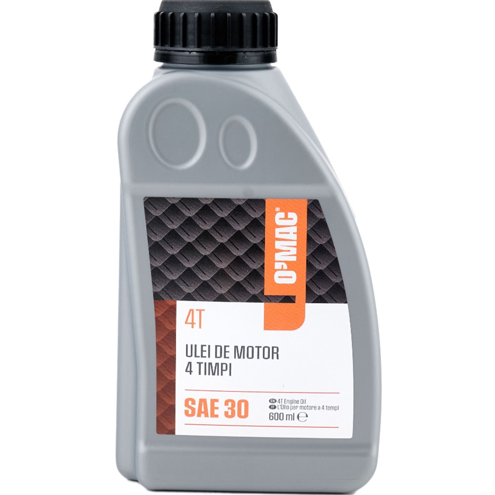 Ulei motor 4 timpi O-MAC SAE 30, 600 ml