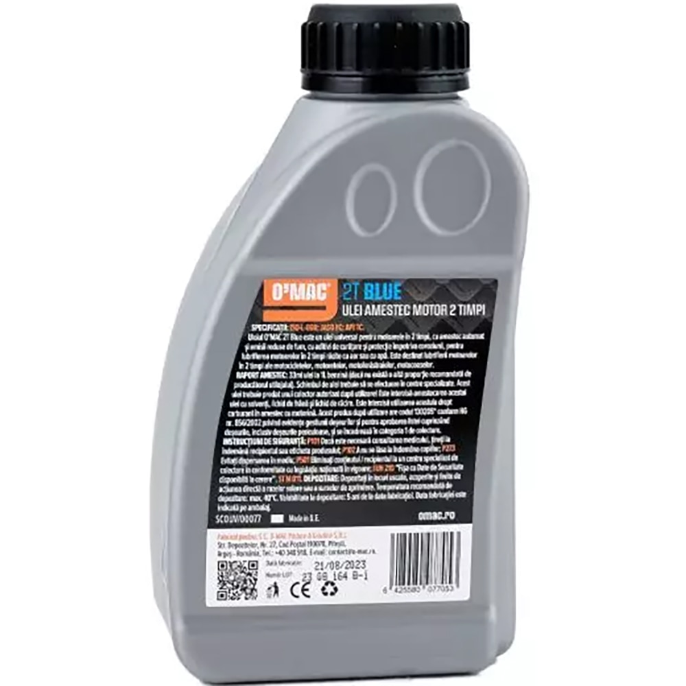 Ulei amestec O'MAC Blue, 2T, 600ml