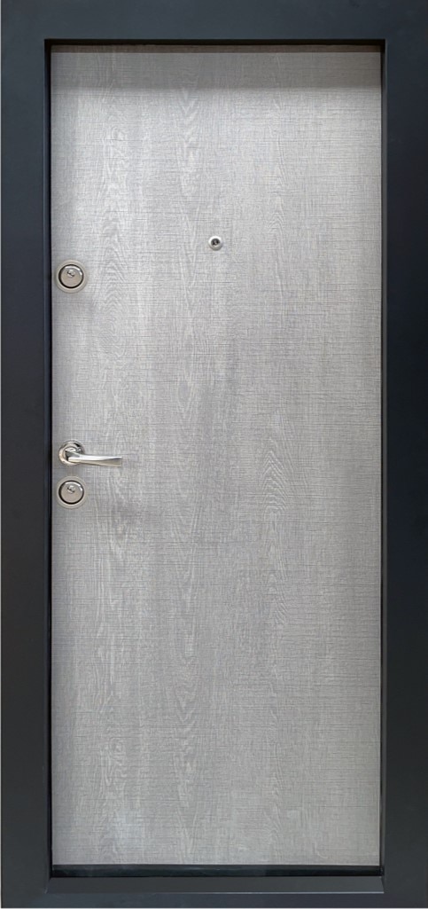 Usa de intrare pentru apartament, metalica, gri, stanga, 205 x 94 cm  Bella Casa BC 111