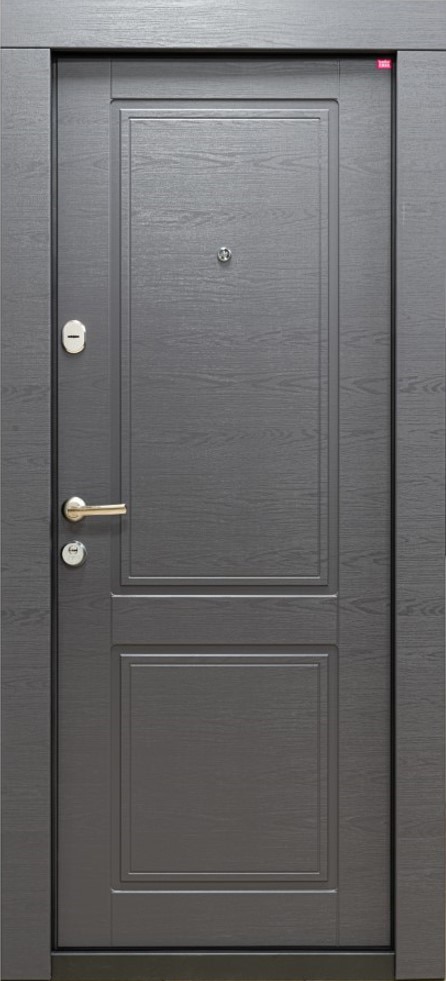 Usa de intrare pentru apartament, metalica, antracit, stanga, 202 x 86 cm  Bella Casa BC 105