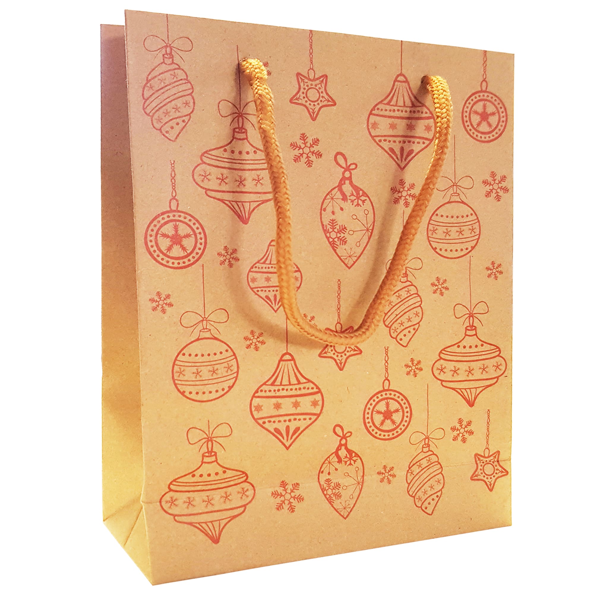 Punga cadou Craciun, 20 x 16 x 6 cm, multicolor