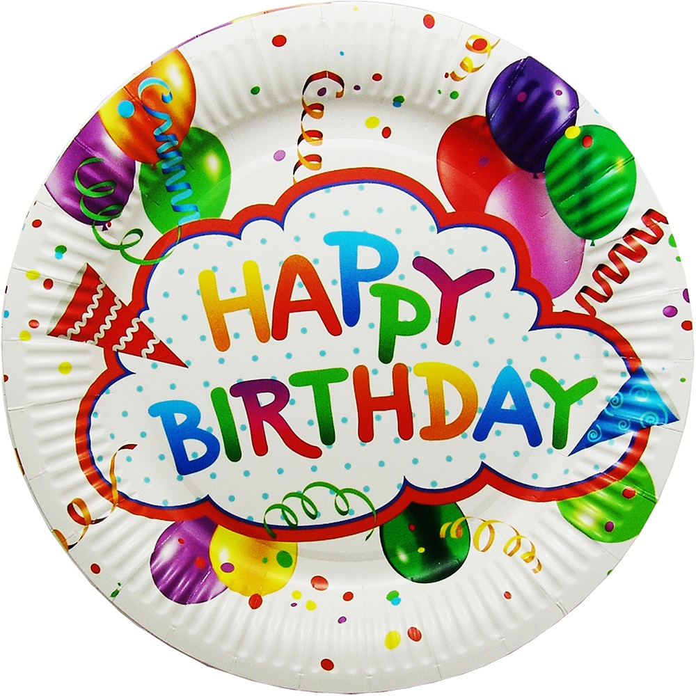 Set farfurii party, 23 cm, 10 buc