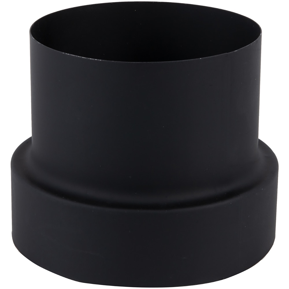 Reductie burlan evacuare fum, 130-150 mm, 0.6 mm, negru