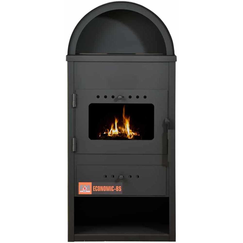 Semineu economic pe lemne BS, 9 KW, 44.5 x 37.5 x 97 cm