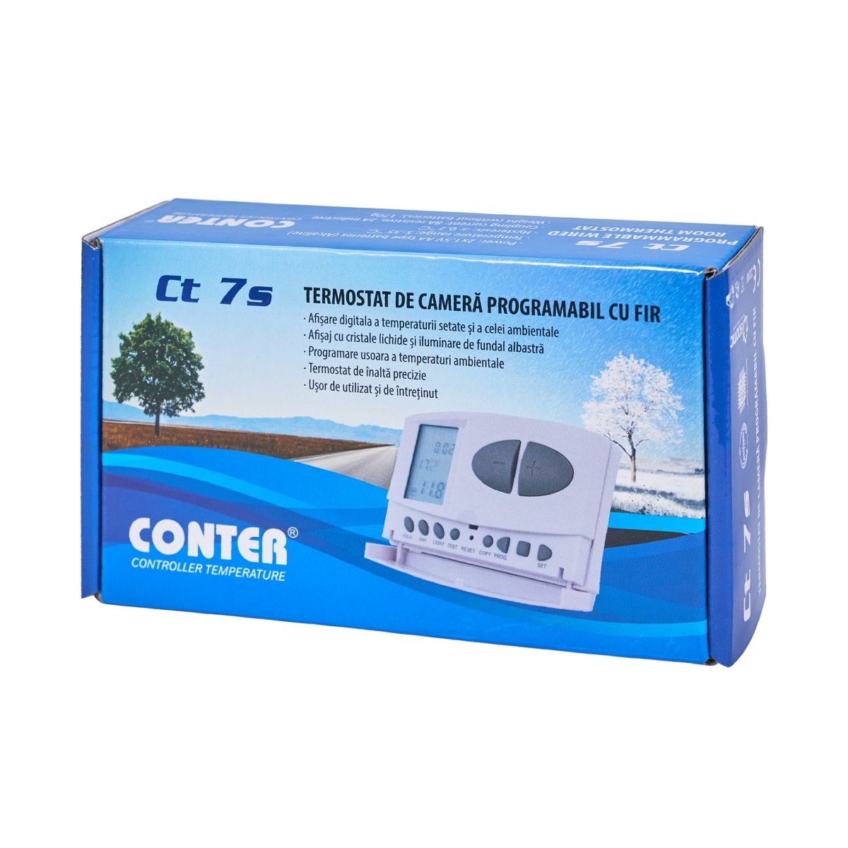 Termostat de camera programabil cu fir  CT7S