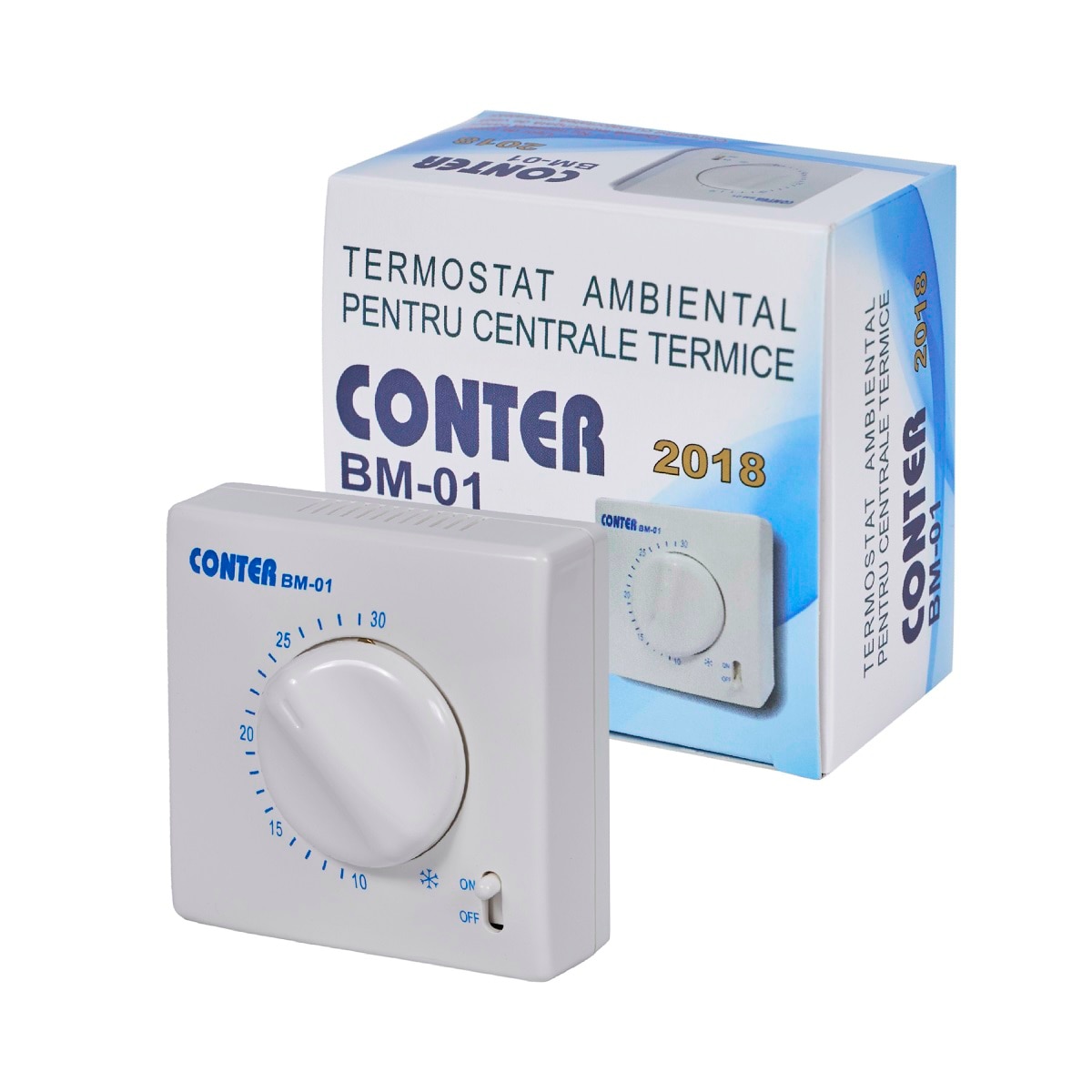 Termostat ambianta mecanic cu fir Conter BM-01
