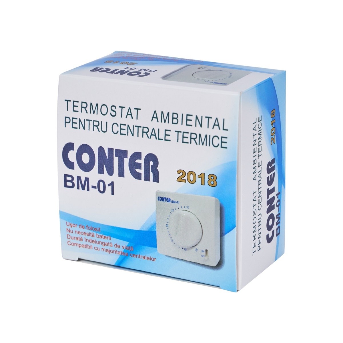 Termostat ambianta mecanic cu fir Conter BM-01