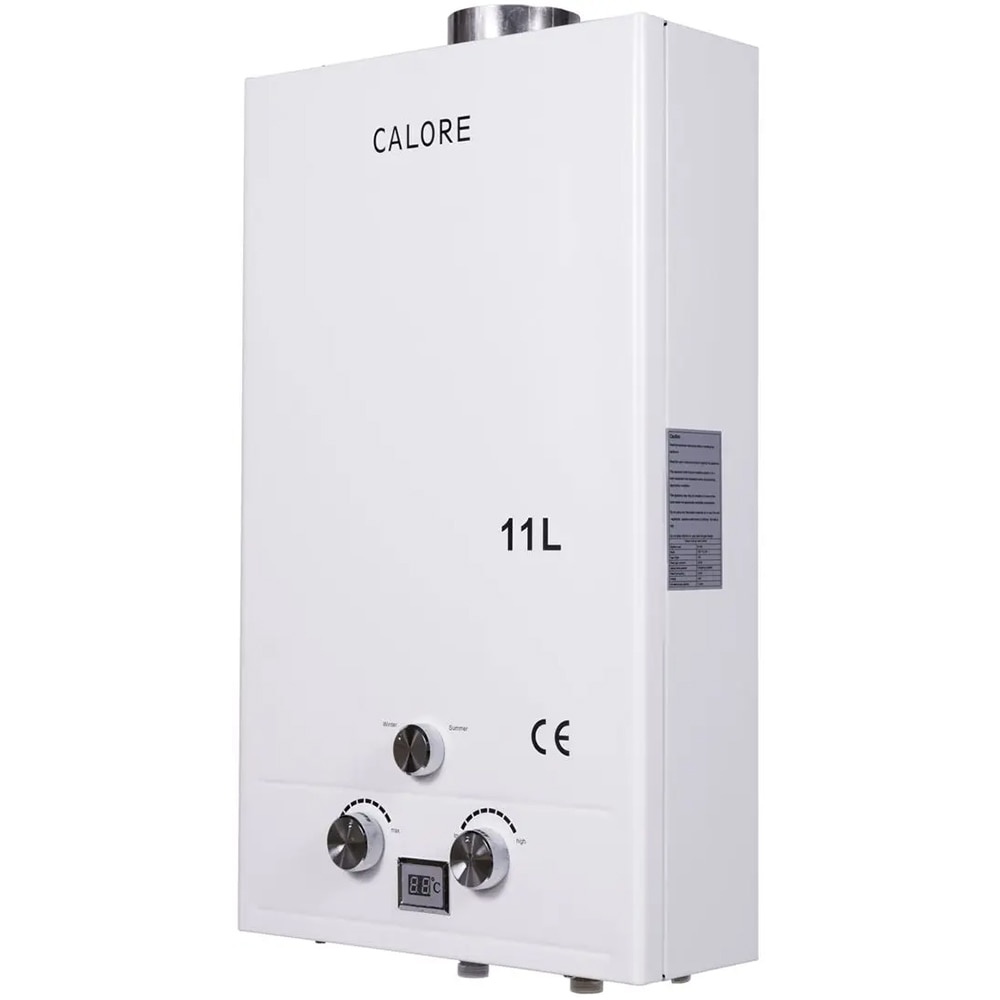 Instant apa calda pe gaz GPL/GN, 11l/min, 20kW, tiraj fortat, alb