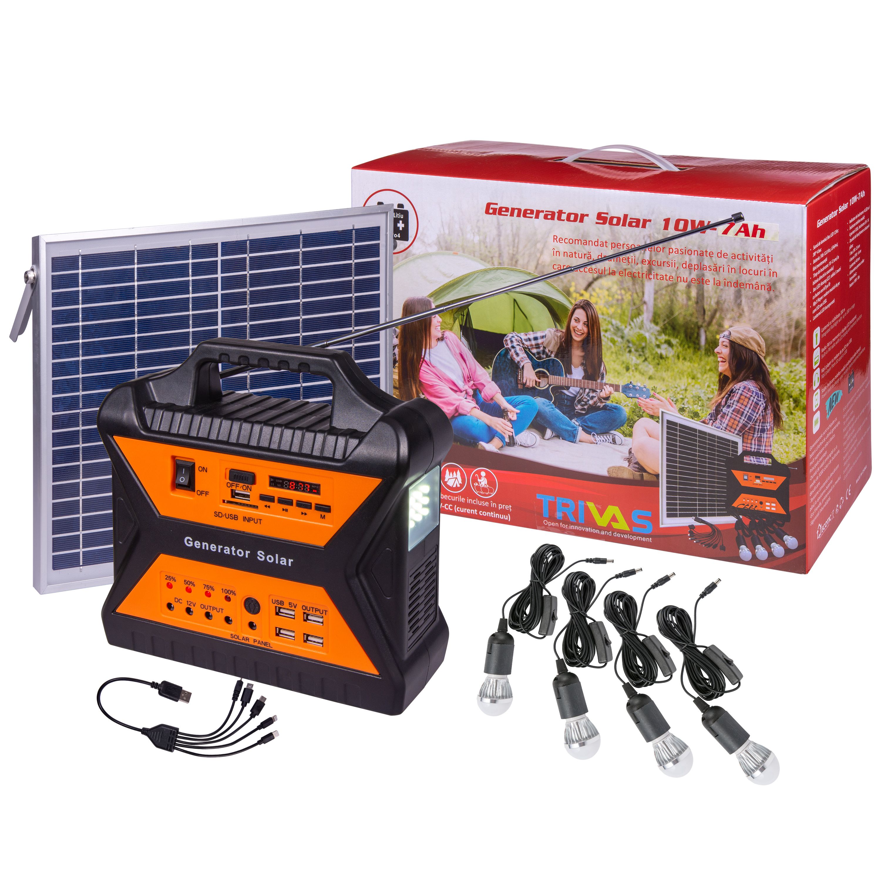 Kit solar fotovolatic, 10 W