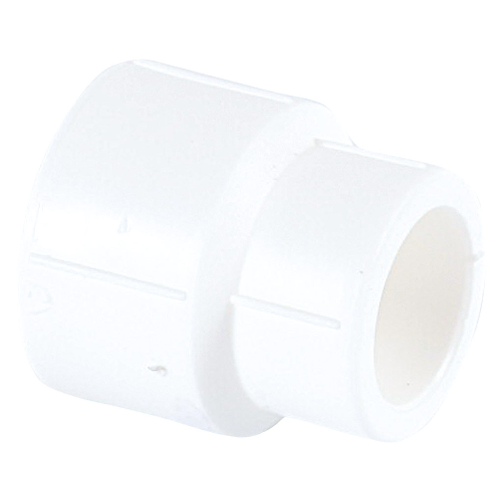 Mufa redusa alb, PPR, 32 x 25 mm