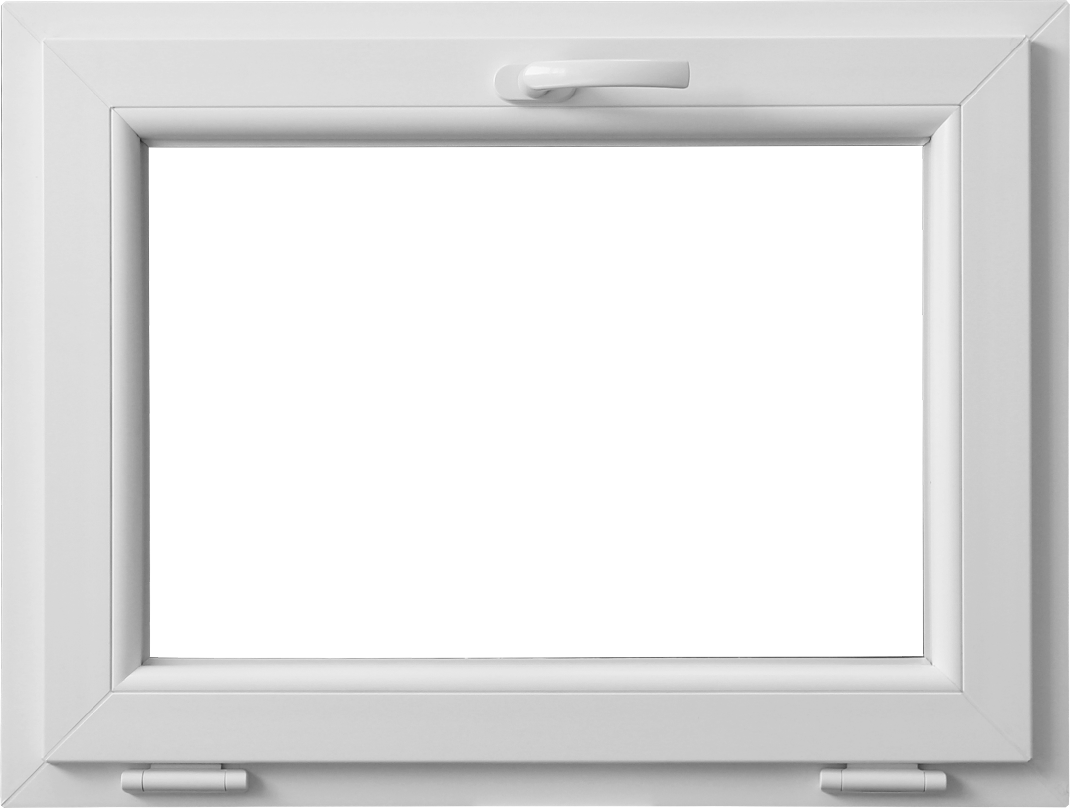 Fereastra termopan PVC, geam Float + Low-E, alb, 4 camere, 76 x 56 cm, simpla deschidere, batanta Aplast