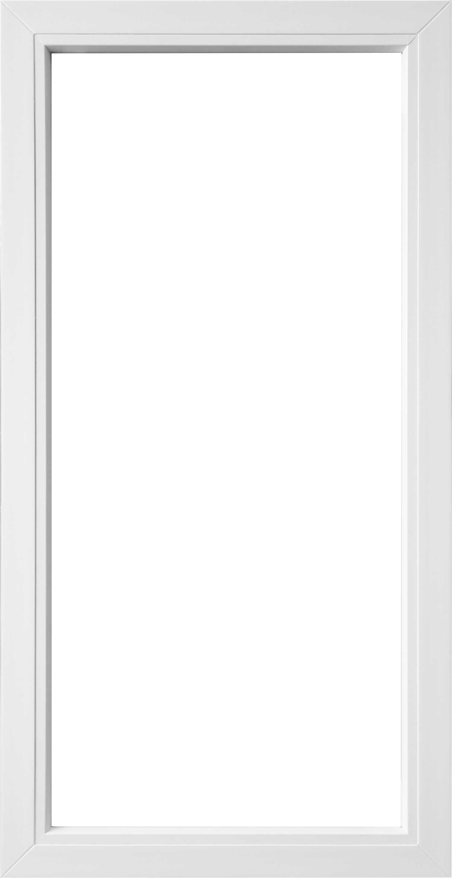 Fereastra termopan PVC, geam Float + Low-E, alb, 4 camere, 116 x 116 cm, fixa  Aplast