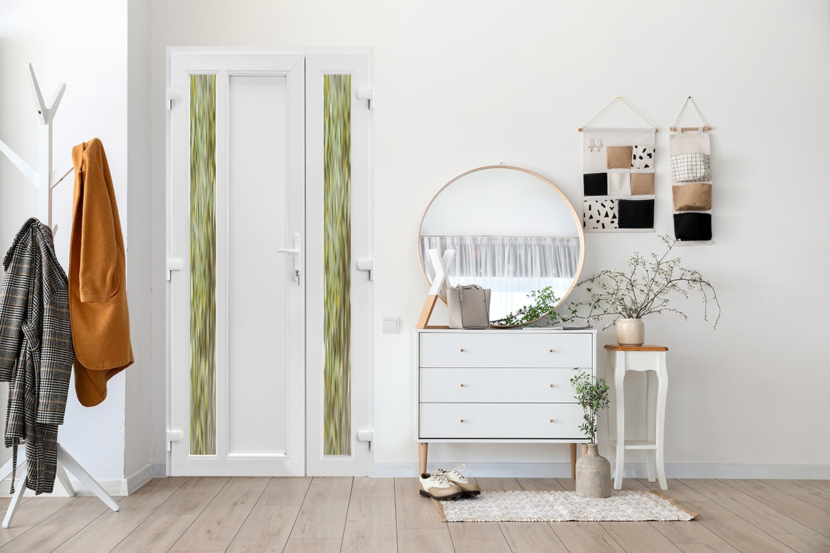 Usa termopan PVC exterior, batanta, cu geam, 4 C, alb, dreapta, simpla deschidere, 120 x 205 cm  Aplast