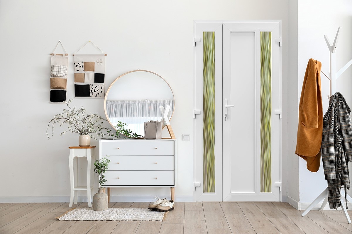 Usa termopan PVC exterior, batanta, cu geam, 4 C, alb, stanga, simpla deschidere, 120 x 205 cm  Aplast