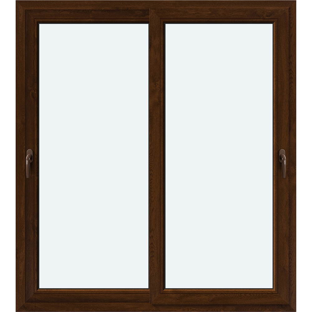 Usa intrare APLAST, glisanta, glisare, PVC, 180 x 200 cm, maro inchis