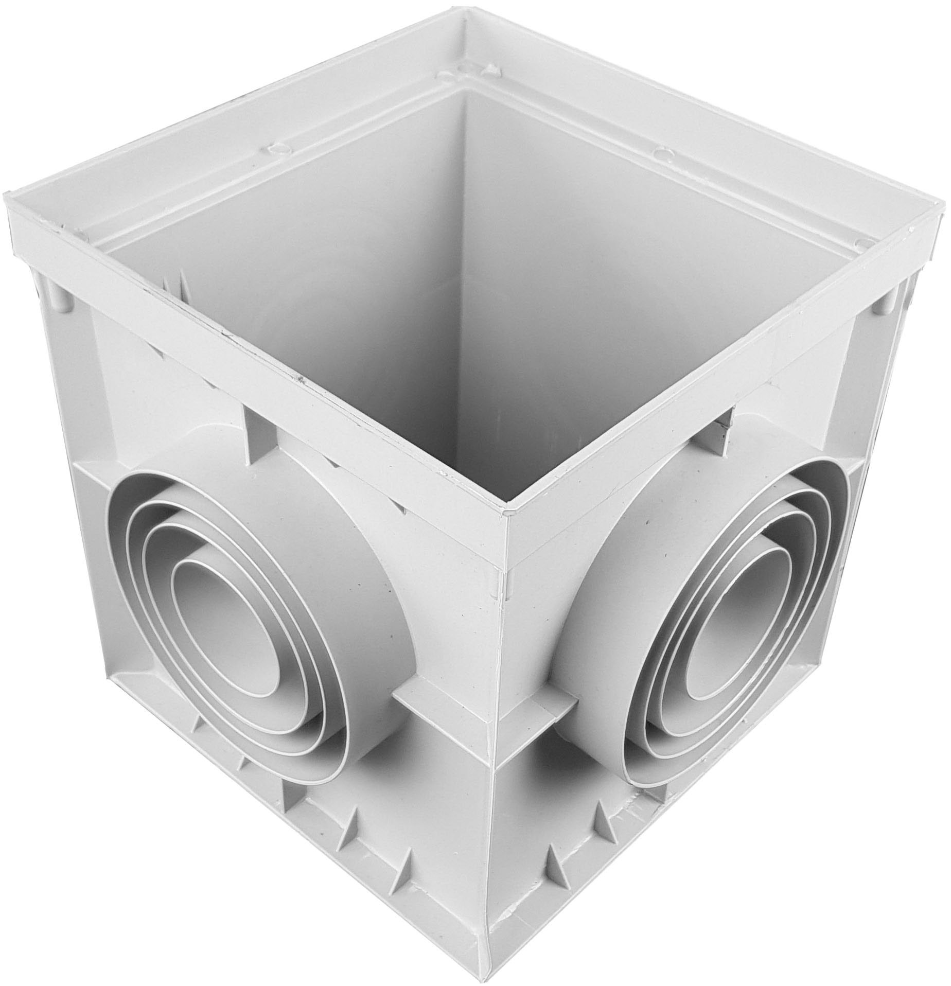 Camin PP  patrat Gri A15-C250 550x550  Vodaland