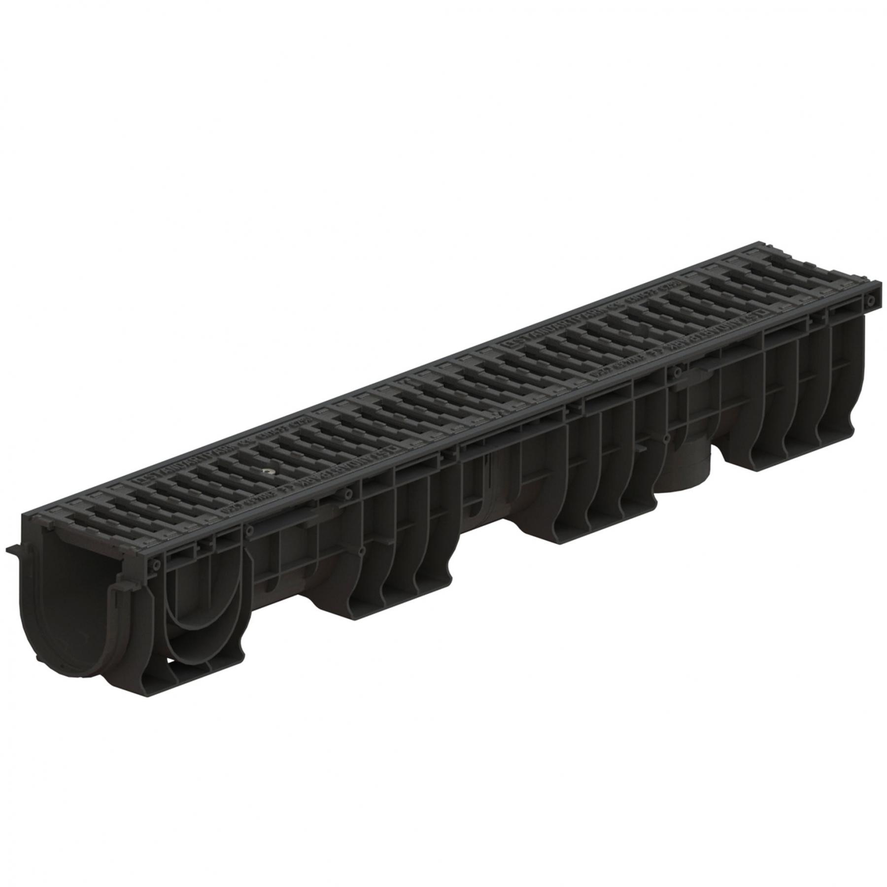 Rigola PP cu gratar Fonta C250, H155  Vodaland