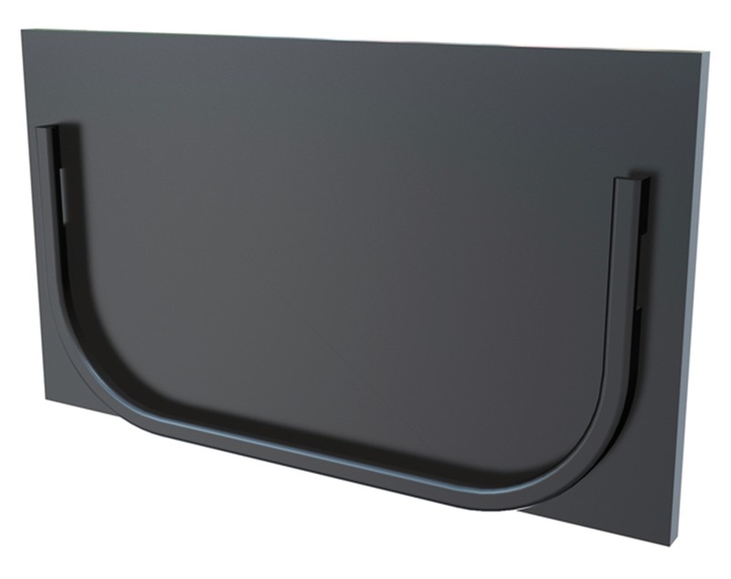 Capat plastic Rigola Stpark, 7 cm, negru  Vodaland