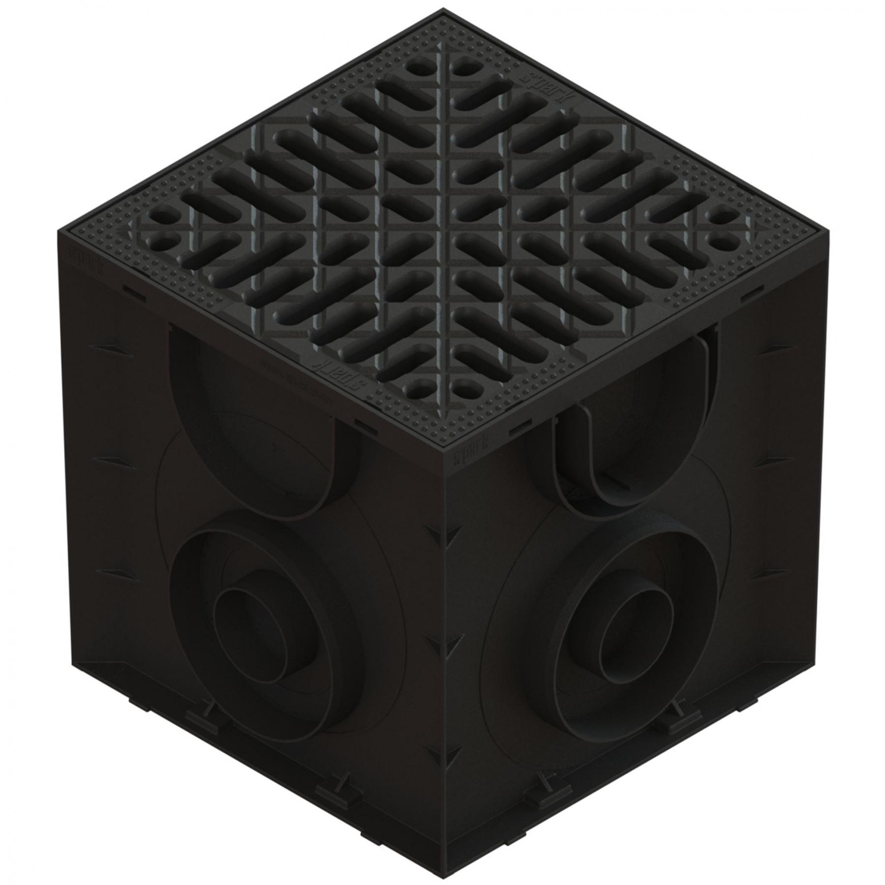 Kit camin PP  patrat Negru  A15 250x250  Vodaland