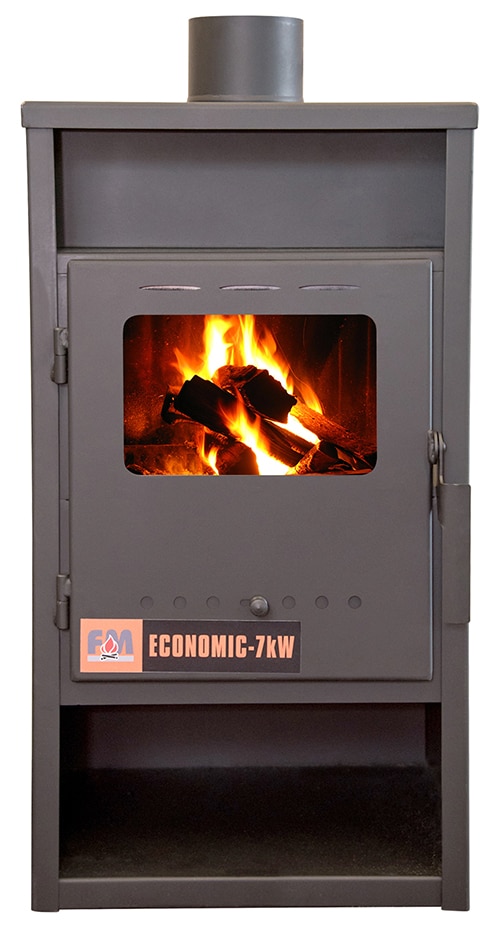 Semineu economic pe lemne, 7 kW