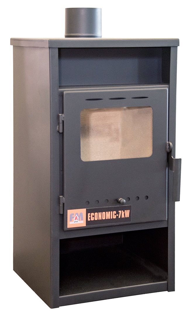 Semineu economic pe lemne, 7 kW