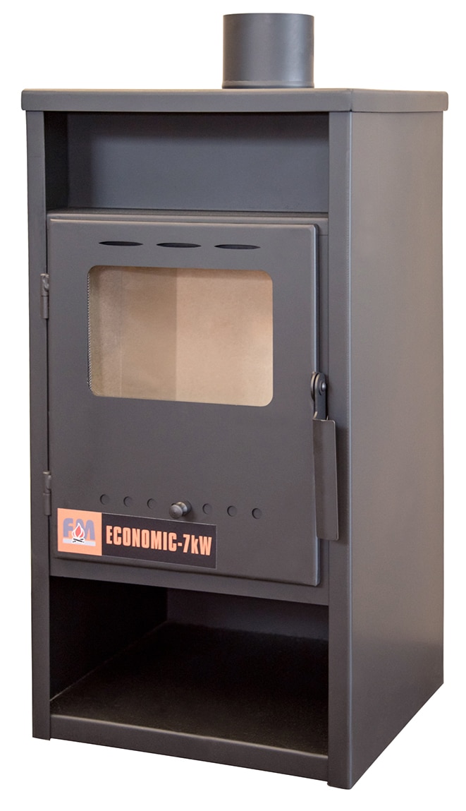 Semineu economic pe lemne, 7 kW
