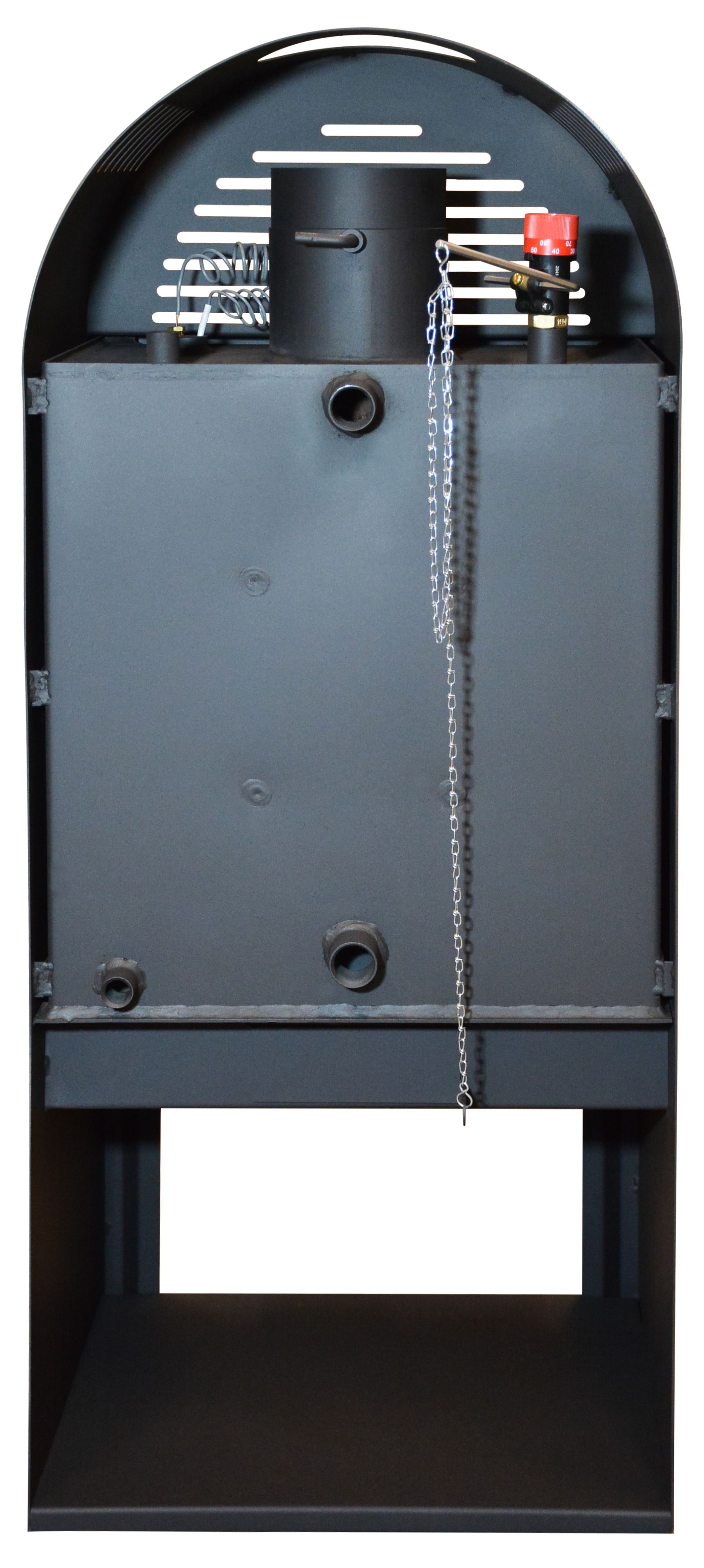 Termosemineu pe lemne Aqua Plus, 20 kW, 53 x 54 x 125 cm