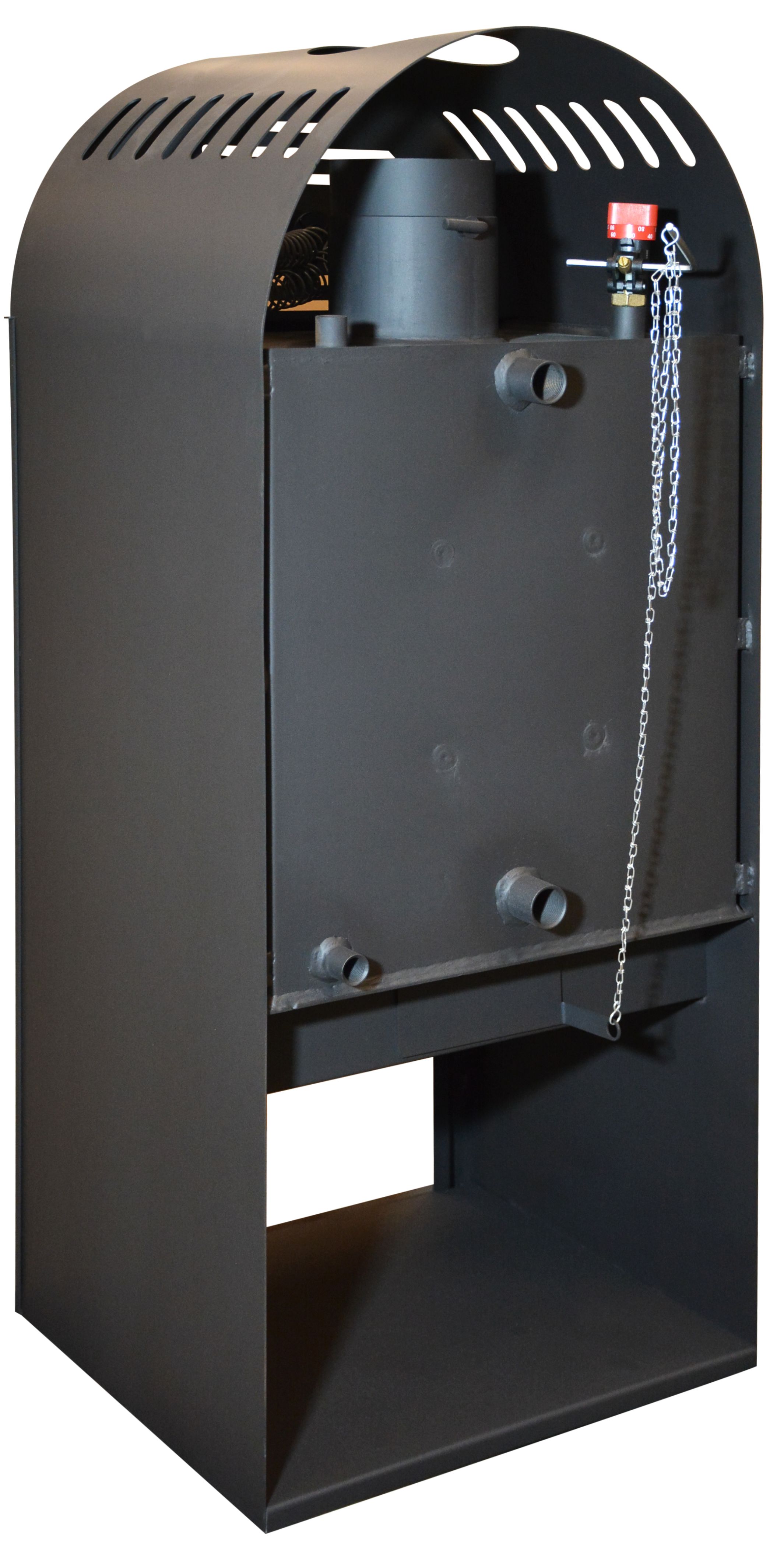 Termosemineu pe lemne Aqua Plus, 20 kW, 53 x 54 x 125 cm